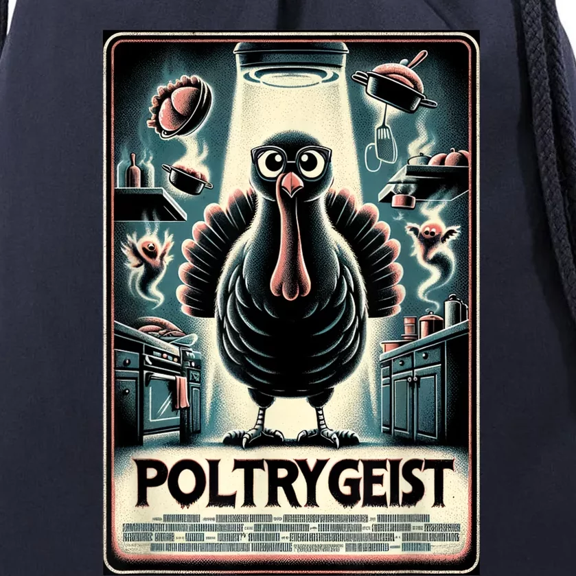 Poltrygeist Funny Thanksgiving Drawstring Bag