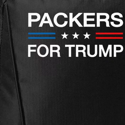 Packers For Trump Funny Election 2024 Vote Warehouse Packer City Backpack