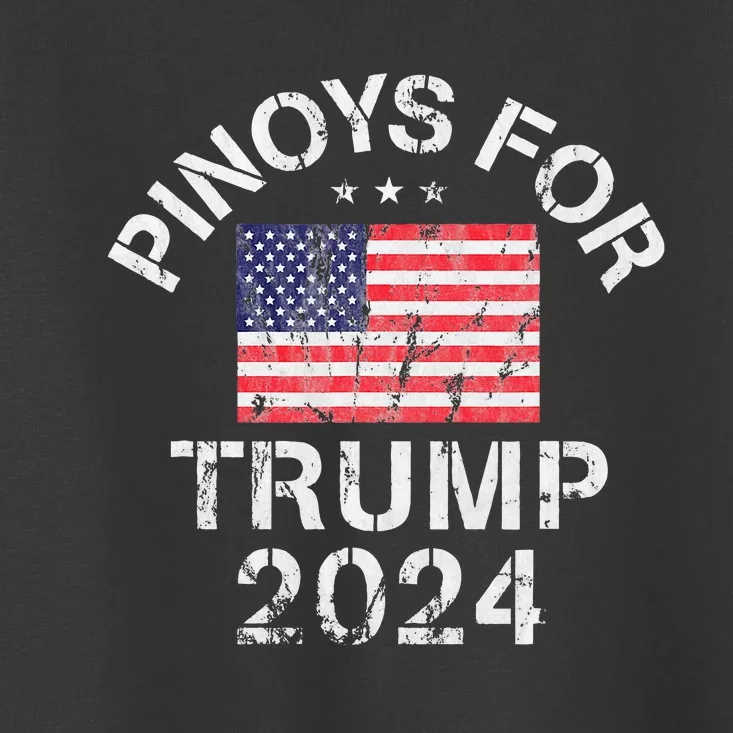 Pinoys For Trump 2024 Toddler T-Shirt