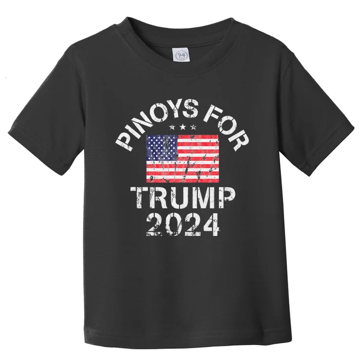 Pinoys For Trump 2024 Toddler T-Shirt