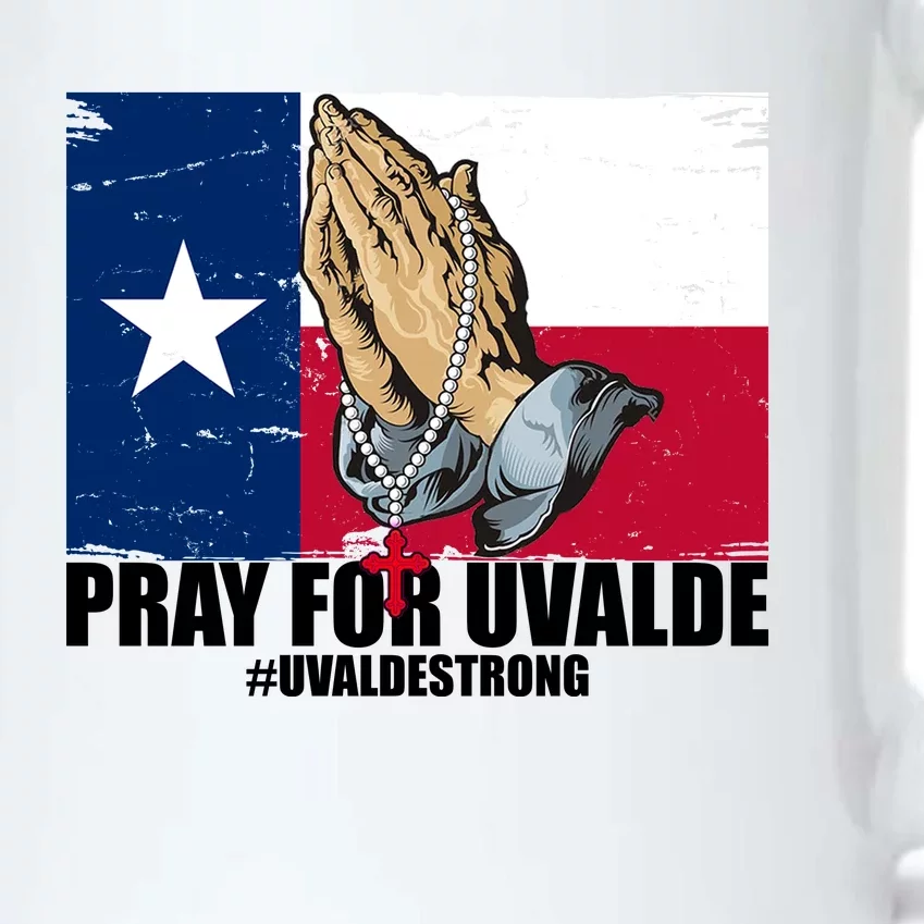 Pray For Uvalde Texas Strong Black Color Changing Mug