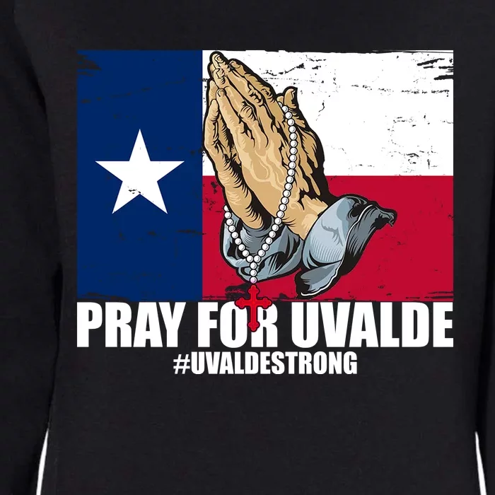 Pray For Uvalde Texas Strong Womens California Wash Sweatshirt