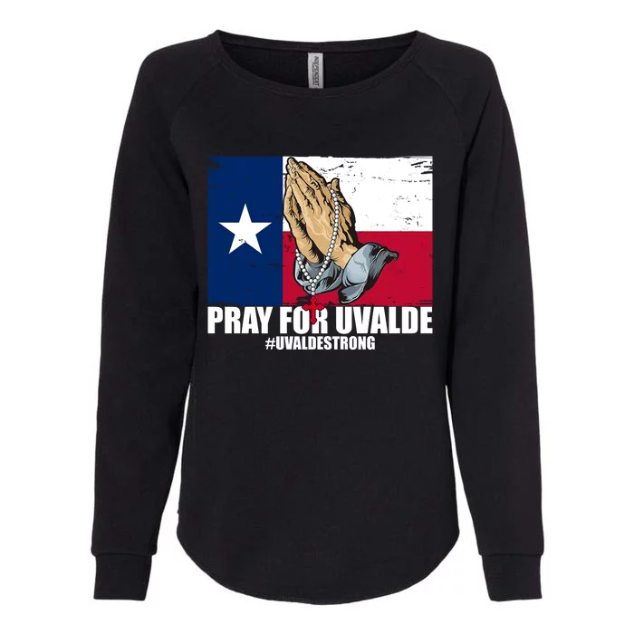 Pray For Uvalde Texas Strong Womens California Wash Sweatshirt