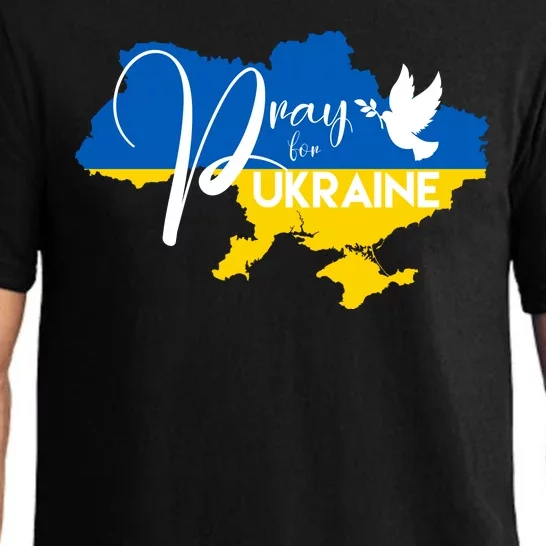 Pray For Ukraine Dove Pajama Set