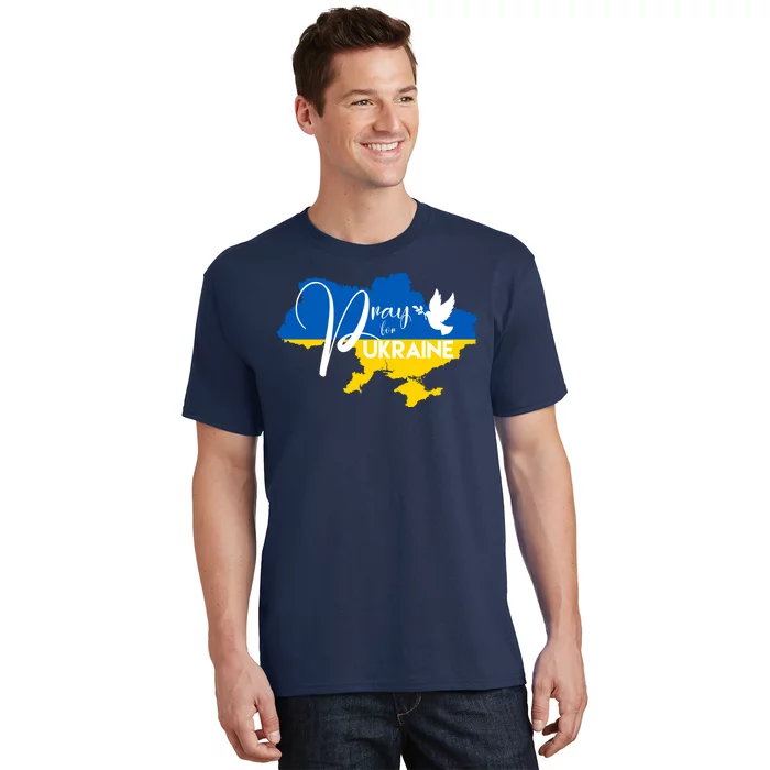 Pray For Ukraine Dove T-Shirt