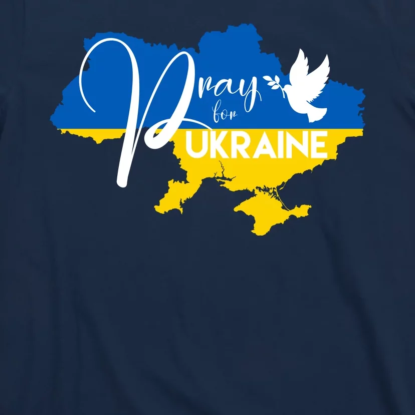 Pray For Ukraine Dove T-Shirt