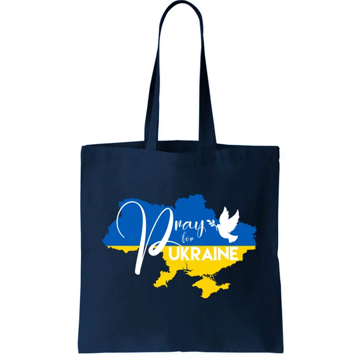 Pray For Ukraine Dove Tote Bag