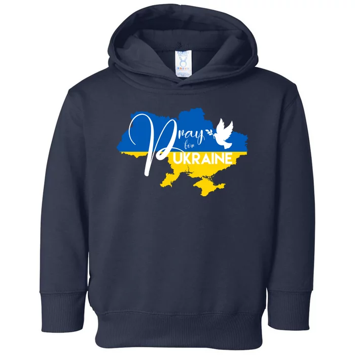 Pray For Ukraine Dove Toddler Hoodie