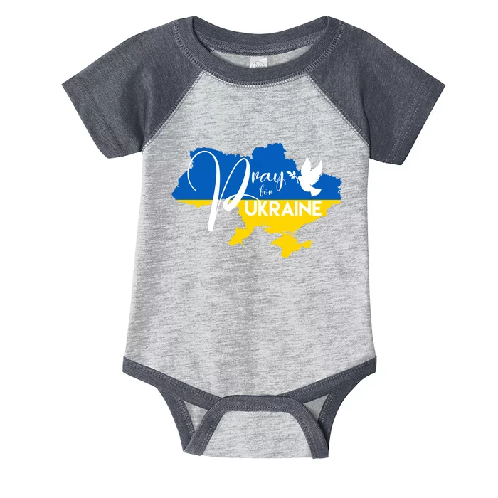 Pray For Ukraine Dove Infant Baby Jersey Bodysuit