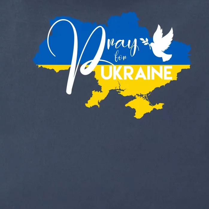 Pray For Ukraine Dove Zip Tote Bag