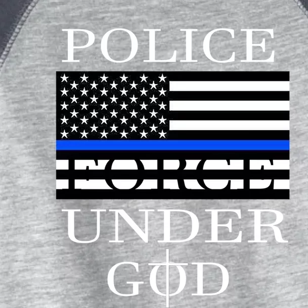 Police Force Under God One Nation Under God Cute Gift Toddler Fine Jersey T-Shirt