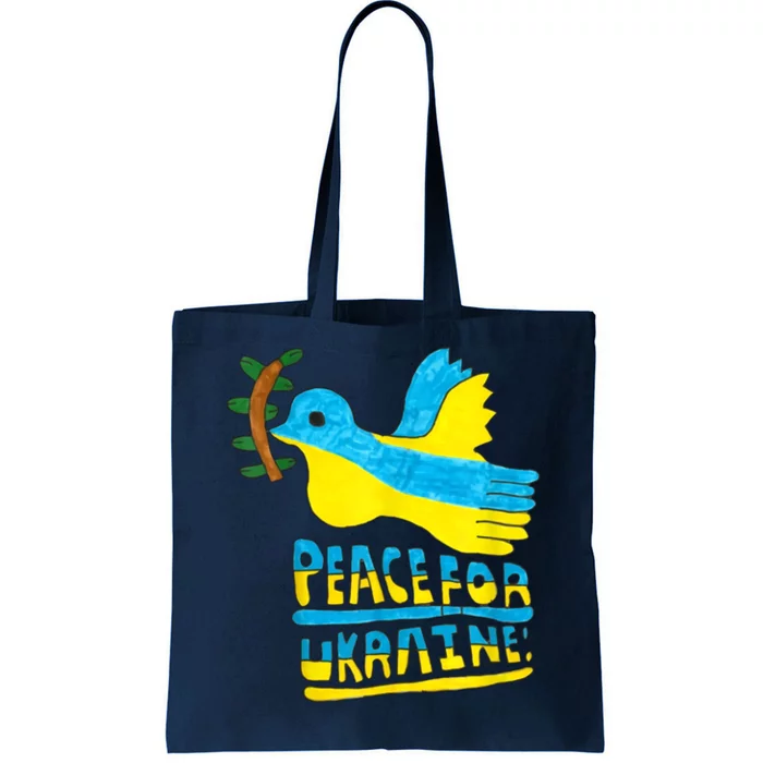 Peace For Ukraine Bird Tote Bag