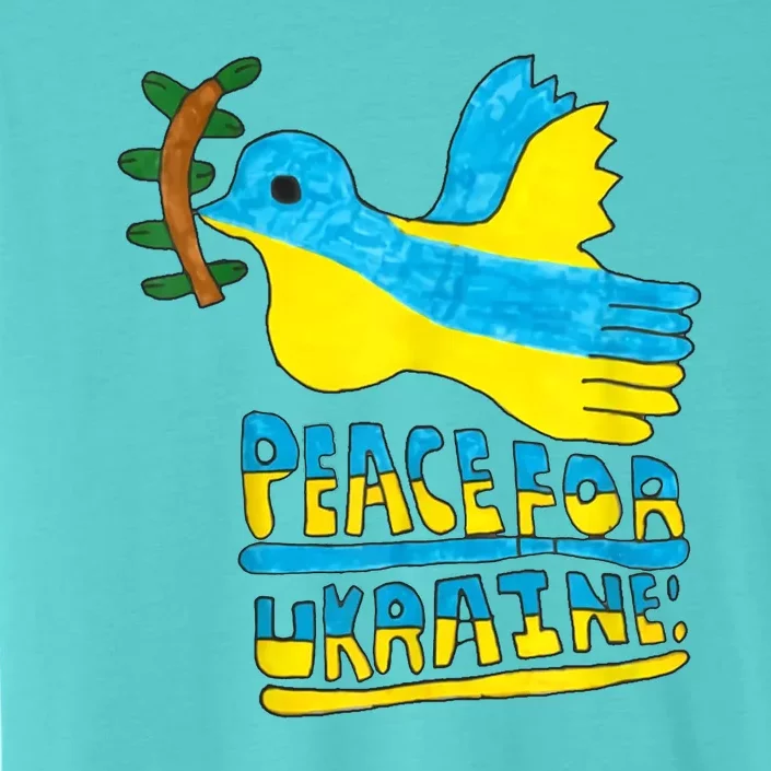 Peace For Ukraine Bird ChromaSoft Performance T-Shirt