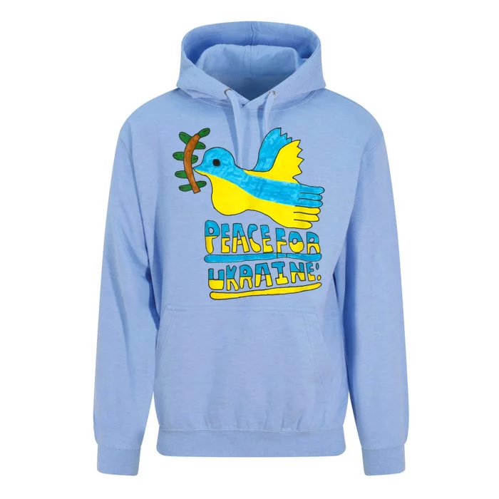 Peace For Ukraine Bird Unisex Surf Hoodie