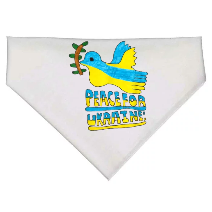 Peace For Ukraine Bird USA-Made Doggie Bandana