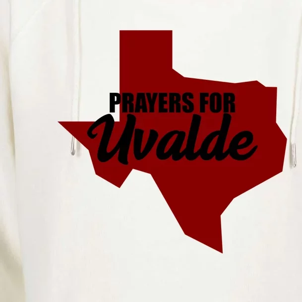 Prayers For Uvalde Texas Strong Womens Funnel Neck Pullover Hood