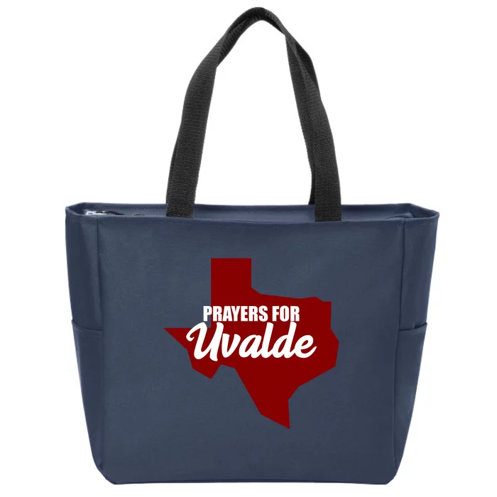 Prayers For Uvalde Texas Strong Zip Tote Bag