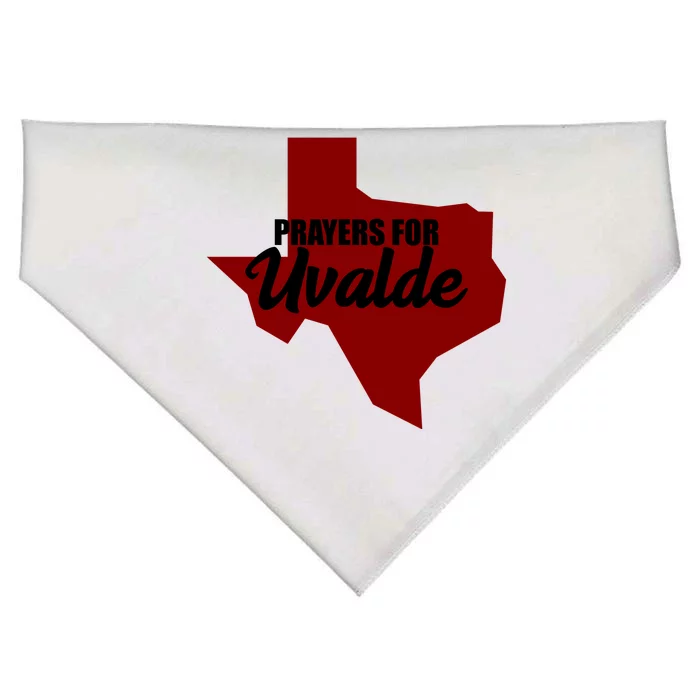 Prayers For Uvalde Texas Strong USA-Made Doggie Bandana