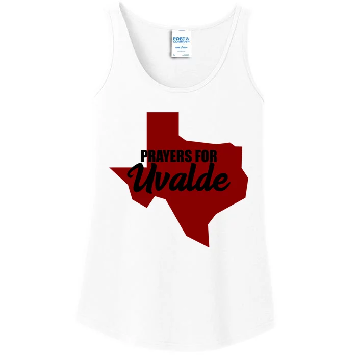 Prayers For Uvalde Texas Strong Ladies Essential Tank