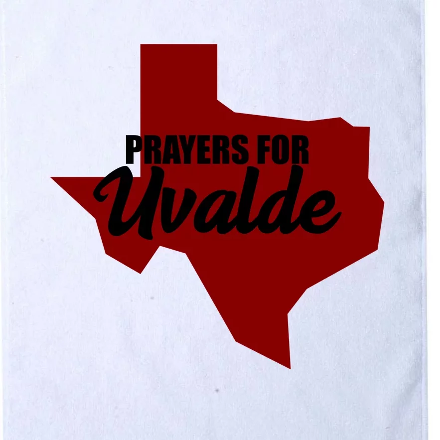 Prayers For Uvalde Texas Strong Platinum Collection Golf Towel