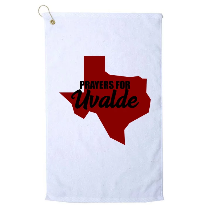 Prayers For Uvalde Texas Strong Platinum Collection Golf Towel