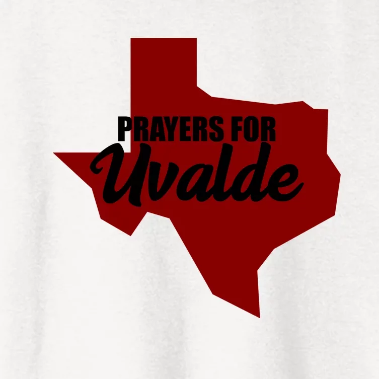 Prayers For Uvalde Texas Strong Women's Crop Top Tee