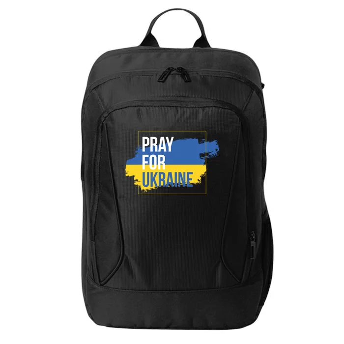 Pray For Ukraine City Backpack