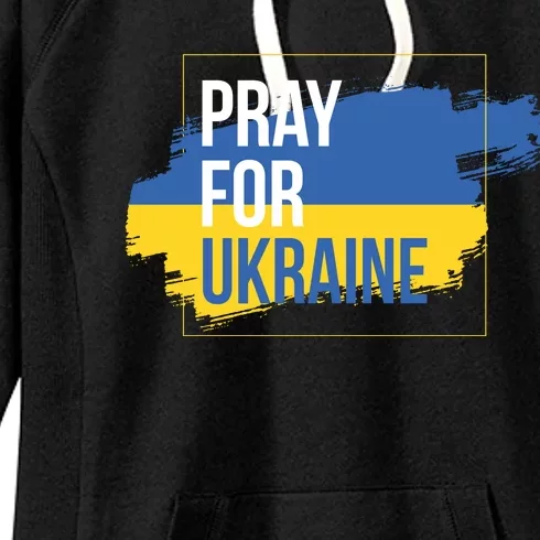 Pray For Ukraine Women's Fleece Hoodie