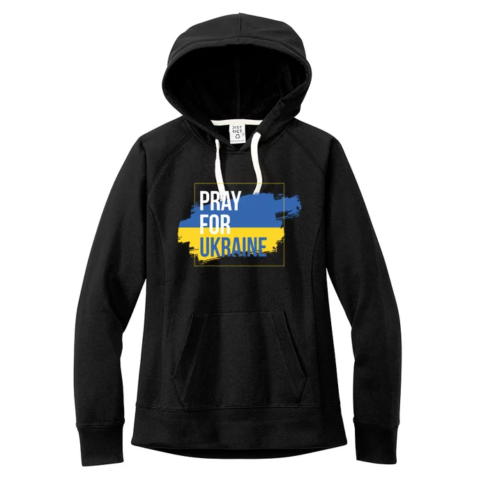 Pray For Ukraine Women's Fleece Hoodie