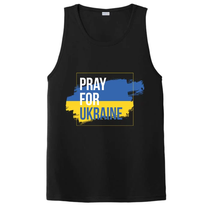 Pray For Ukraine Performance Tank