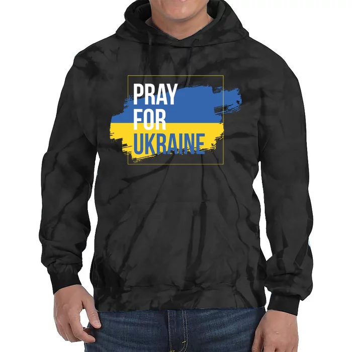 Pray For Ukraine Tie Dye Hoodie