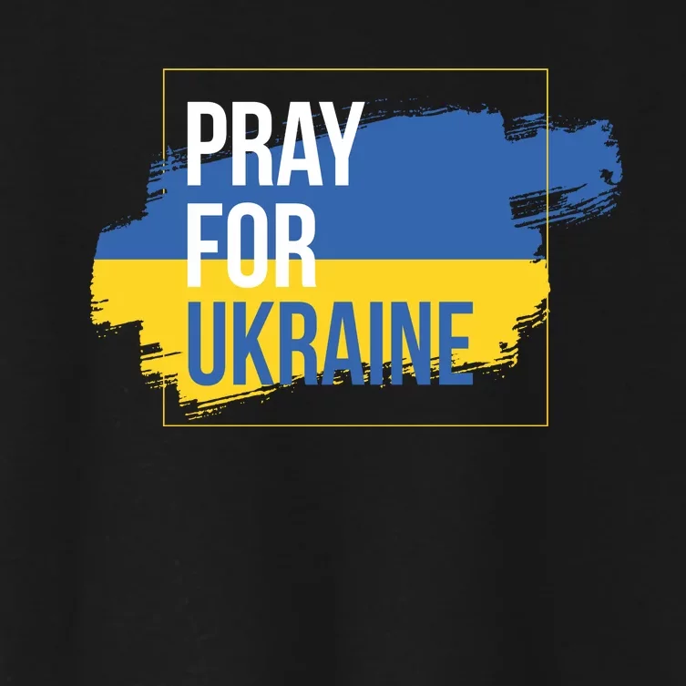 Pray For Ukraine Women's Crop Top Tee