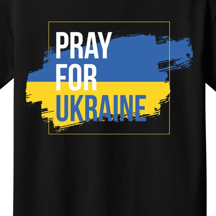 Pray For Ukraine Kids T-Shirt