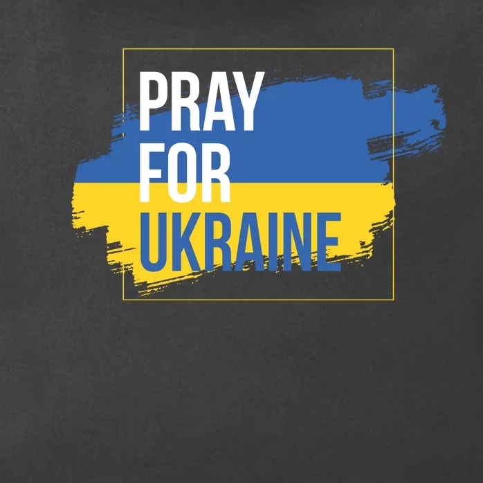 Pray For Ukraine Zip Tote Bag