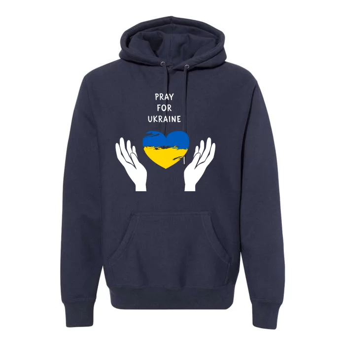 Pray For Ukraine I Stand With Ukraine Puck Futin Premium Hoodie