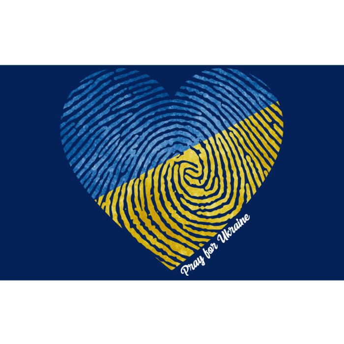 Pray For Ukraine Heart Bumper Sticker