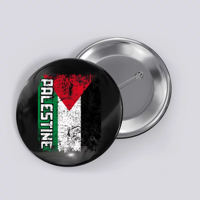 Palestine Flag | Vintage Big Palestine Flag Button