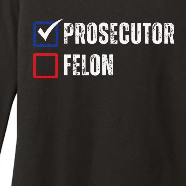 Prosecutor Felon Voting Ballot 2024 Womens CVC Long Sleeve Shirt