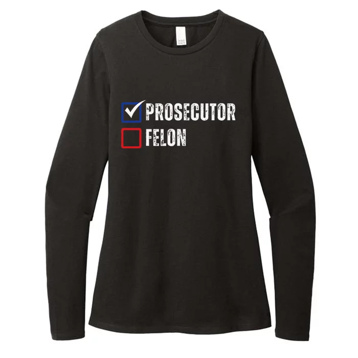 Prosecutor Felon Voting Ballot 2024 Womens CVC Long Sleeve Shirt