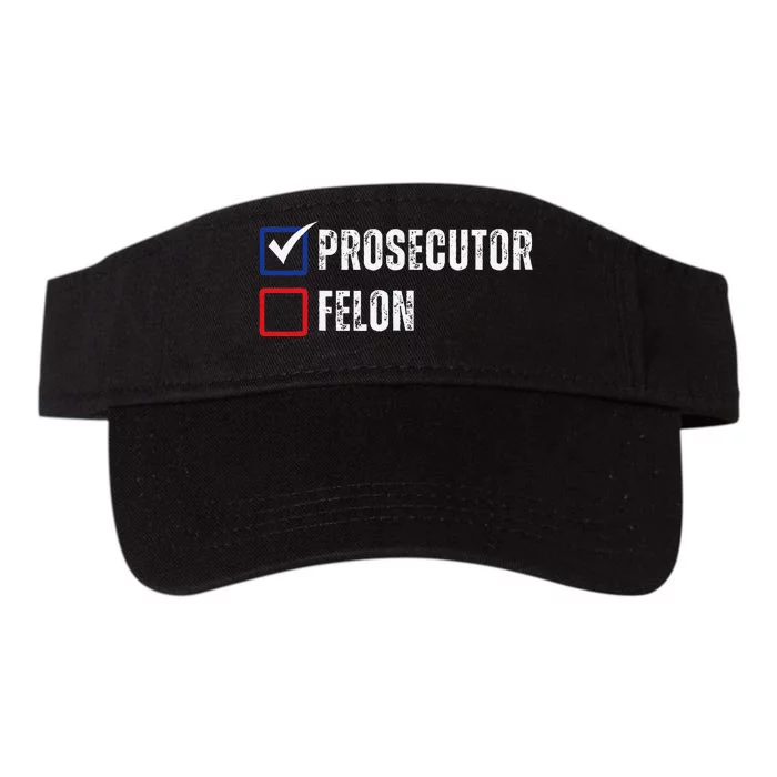 Prosecutor Felon Voting Ballot 2024 Valucap Bio-Washed Visor