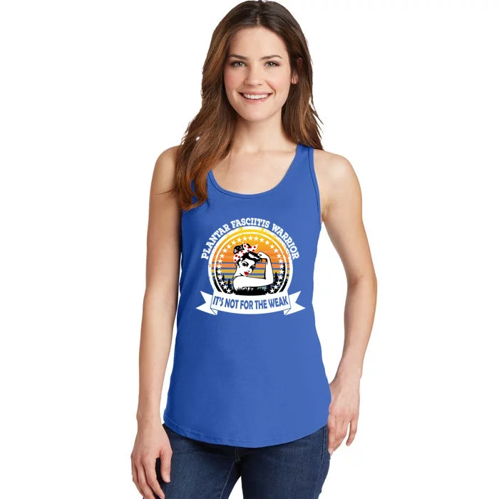 Plantar Fasciitis Warrior Gift Ladies Essential Tank