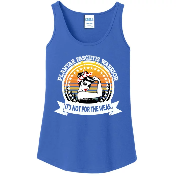 Plantar Fasciitis Warrior Gift Ladies Essential Tank