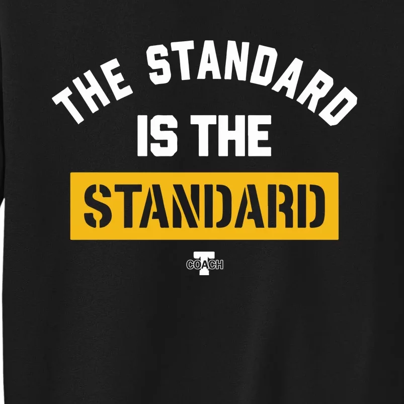 Pat Freiermuth Wearing The Standard Is The Standard Tall Sweatshirt