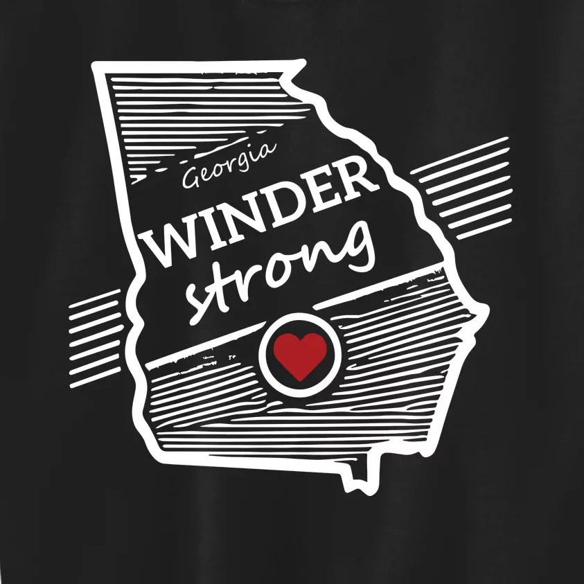 Pray For Winder Georgia Kids Sweatshirt