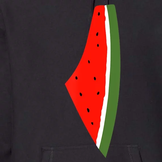 Palestine Freedom Watermelon Premium Hoodie