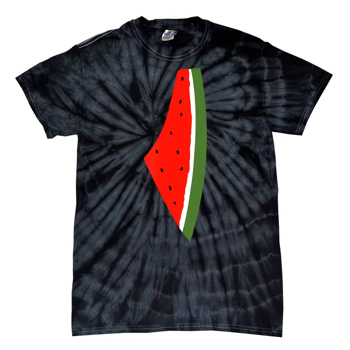 Palestine Freedom Watermelon Tie-Dye T-Shirt