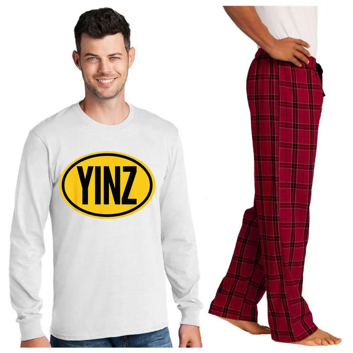 Pittsburgh Funny Yinz Steel City Yinzer Home Pennsylvania Long Sleeve Pajama Set