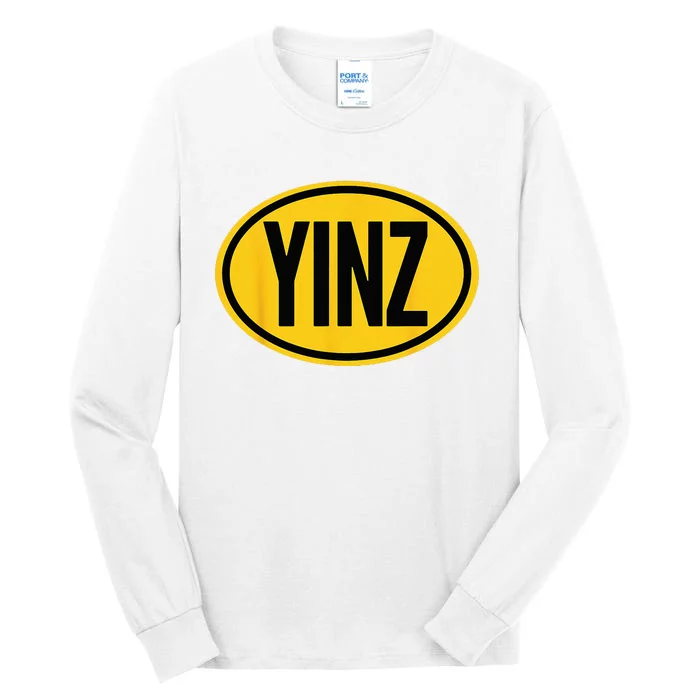 Pittsburgh Funny Yinz Steel City Yinzer Home Pennsylvania Tall Long Sleeve T-Shirt