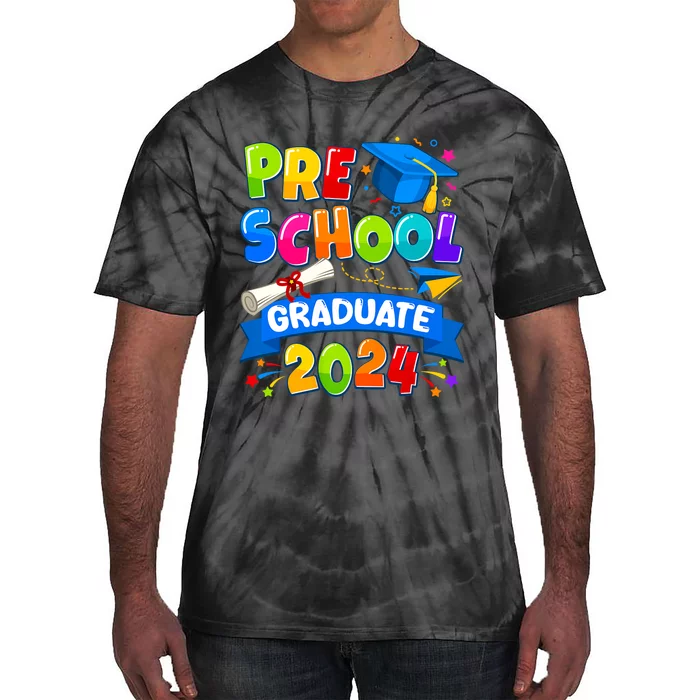 Preschool Graduation 2024 Prek Graduate Tie-Dye T-Shirt