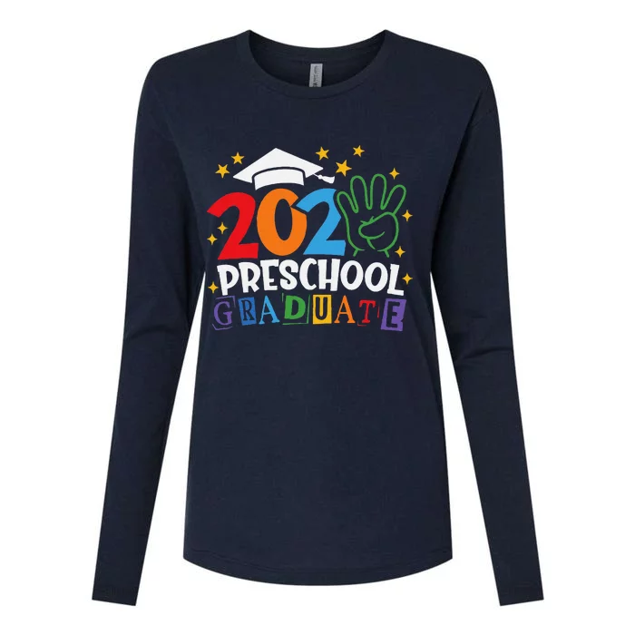 Preschool Graduate 2024 Proud Family Senior Graduation Day Womens Cotton Relaxed Long Sleeve T-Shirt